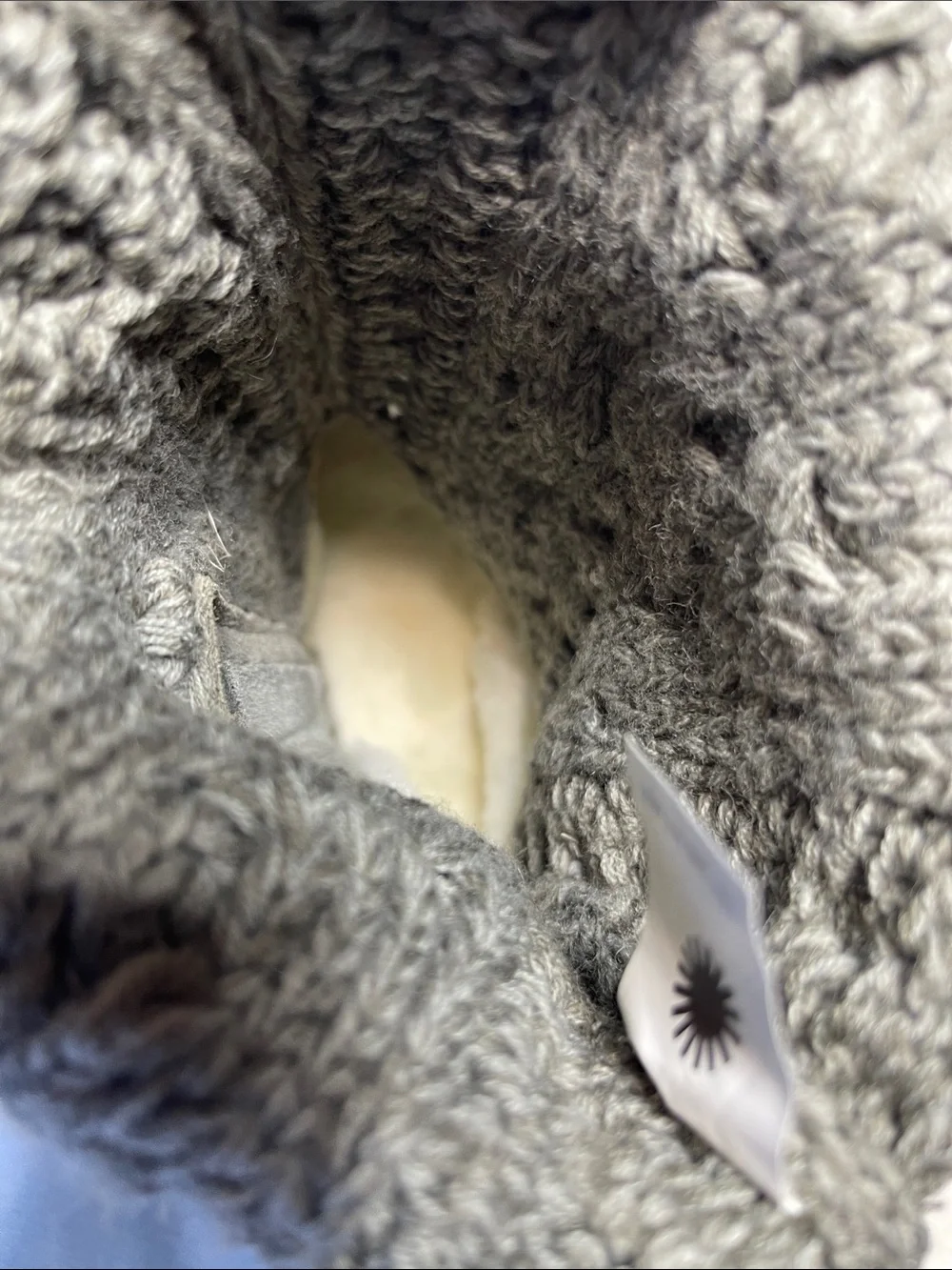 UGG Classic Cardi Cabled Knit Boots Size 6